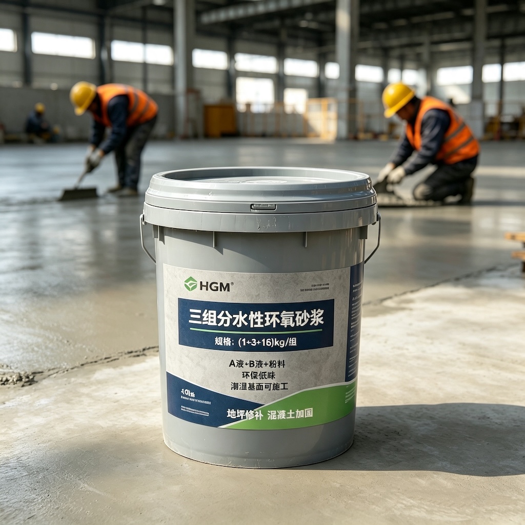 宁河三组份水性环氧砂浆